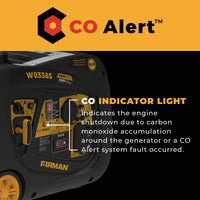 FIRMAN® Inverter Portable Generator 3650W With CO Alert #W03385