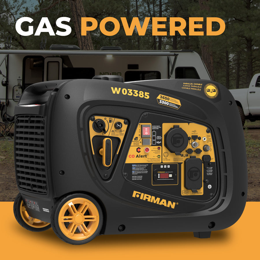 FIRMAN® Inverter Portable Generator 3650W With CO Alert #W03385