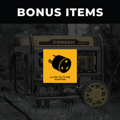 FIRMAN® Inverter Open Frame Portable Generator 4500W Remote Start with CO Alert #W03663OF