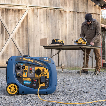 FIRMAN® Dual Fuel Inverter Portable Generator 3200W Electric Start #WH02942