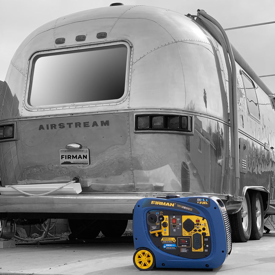 FIRMAN® Dual Fuel Inverter Portable Generator 3200W Electric Start #WH02942
