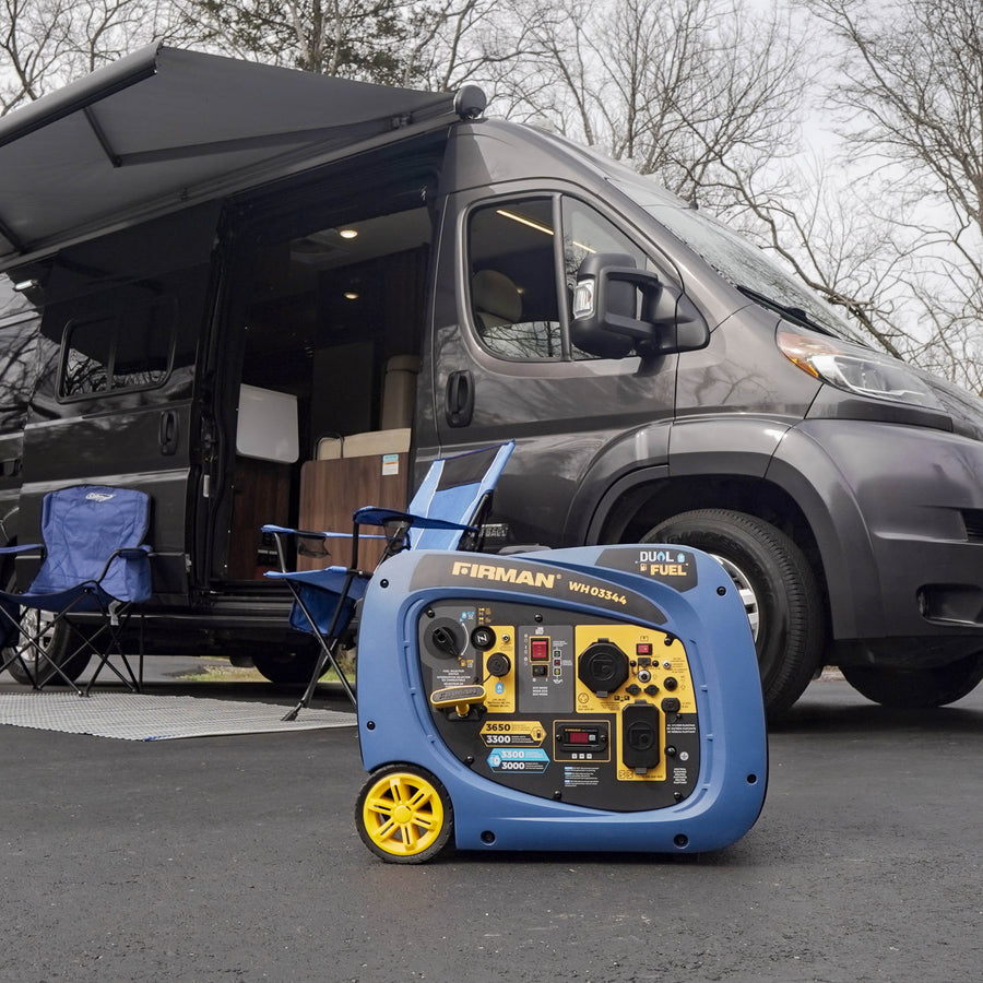 FIRMAN® Dual Fuel Inverter Portable Generator 4125W Electric Start #WH03344