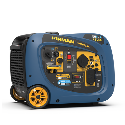 FIRMAN® Dual Fuel Inverter Portable Generator 4125W Electric Start #WH03344