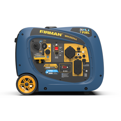 FIRMAN® Dual Fuel Inverter Portable Generator 4125W Electric Start #WH03344