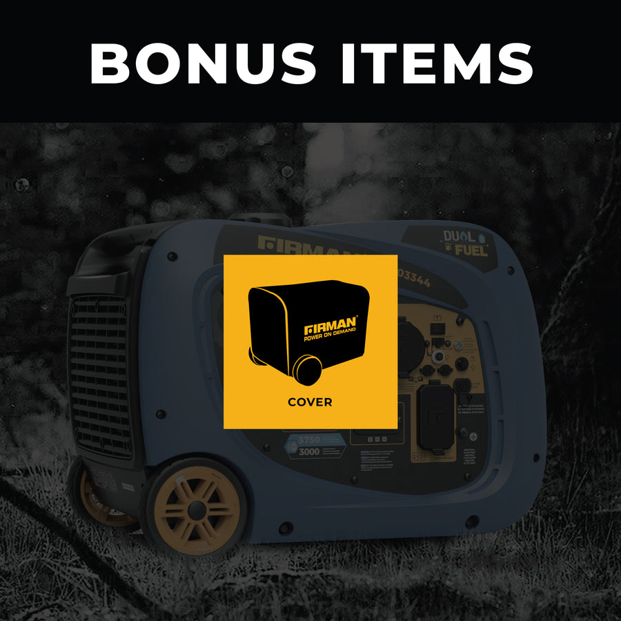 FIRMAN® Dual Fuel Inverter Portable Generator 4125W Electric Start #WH03344