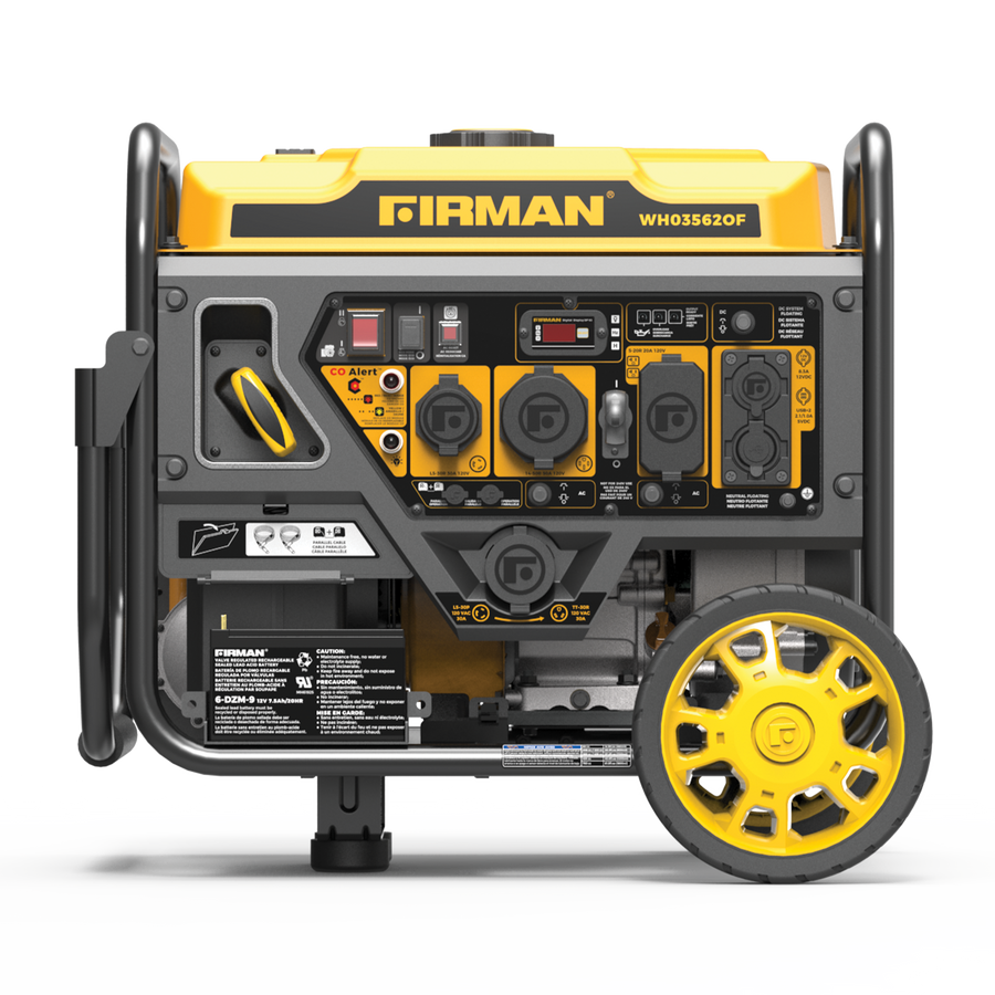FIRMAN® Dual Fuel Open Frame Inverter 4400W Electric Start with CO Alert #WH03562OF