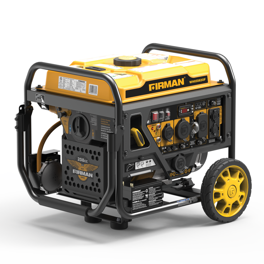 FIRMAN® Dual Fuel Open Frame Inverter 4400W Electric Start with CO Alert #WH03562OF