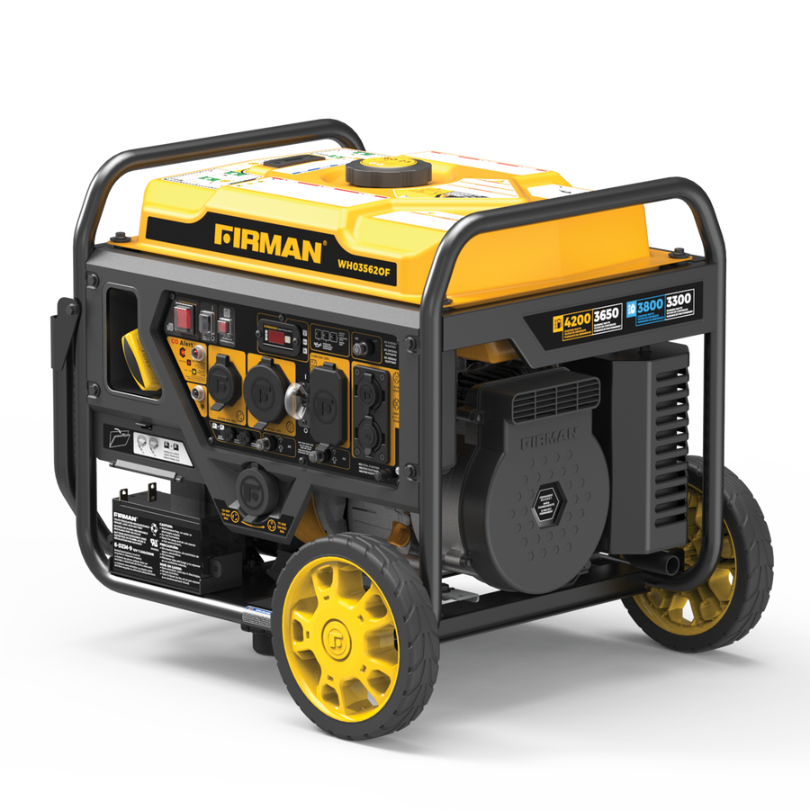 FIRMAN® Dual Fuel Open Frame Inverter 4400W Electric Start with CO Alert #WH03562OF