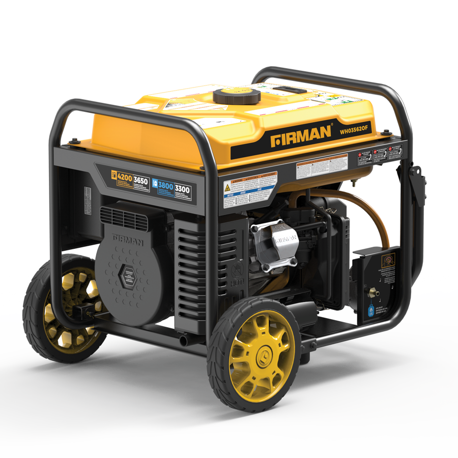 FIRMAN® Dual Fuel Open Frame Inverter 4400W Electric Start with CO Alert #WH03562OF