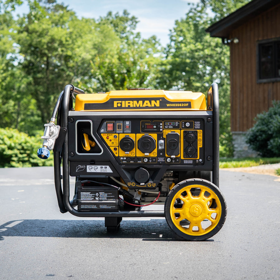 FIRMAN® Dual Fuel Open Frame Inverter 4400W Electric Start with CO Alert #WH03562OF