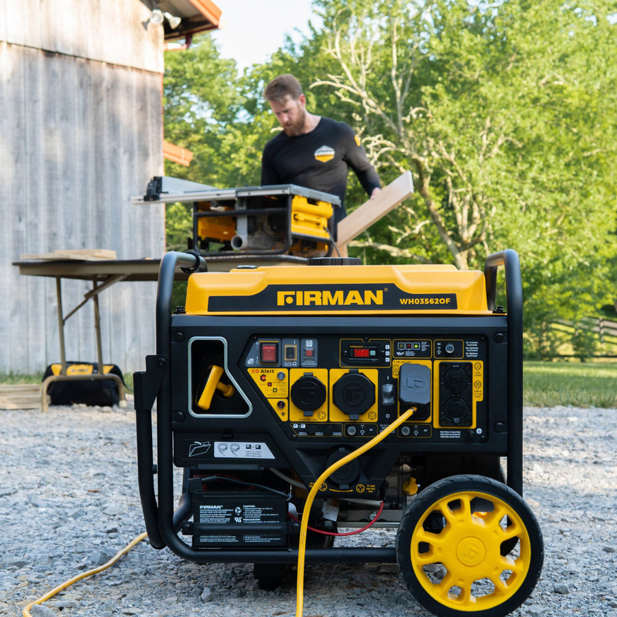 FIRMAN® Dual Fuel Open Frame Inverter 4400W Electric Start with CO Alert #WH03562OF