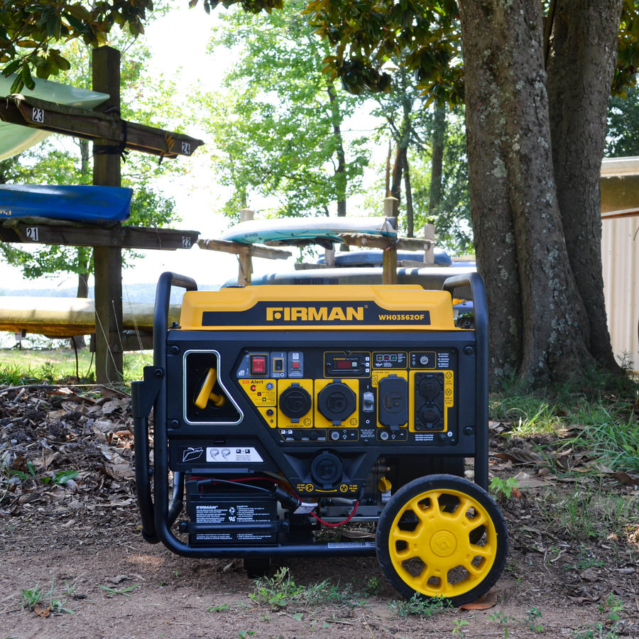 FIRMAN® Dual Fuel Open Frame Inverter 4400W Electric Start with CO Alert #WH03562OF
