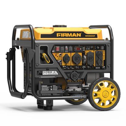 FIRMAN® Inverter Open Frame Portable Generator 4500W Remote Start with CO Alert #W03663OF
