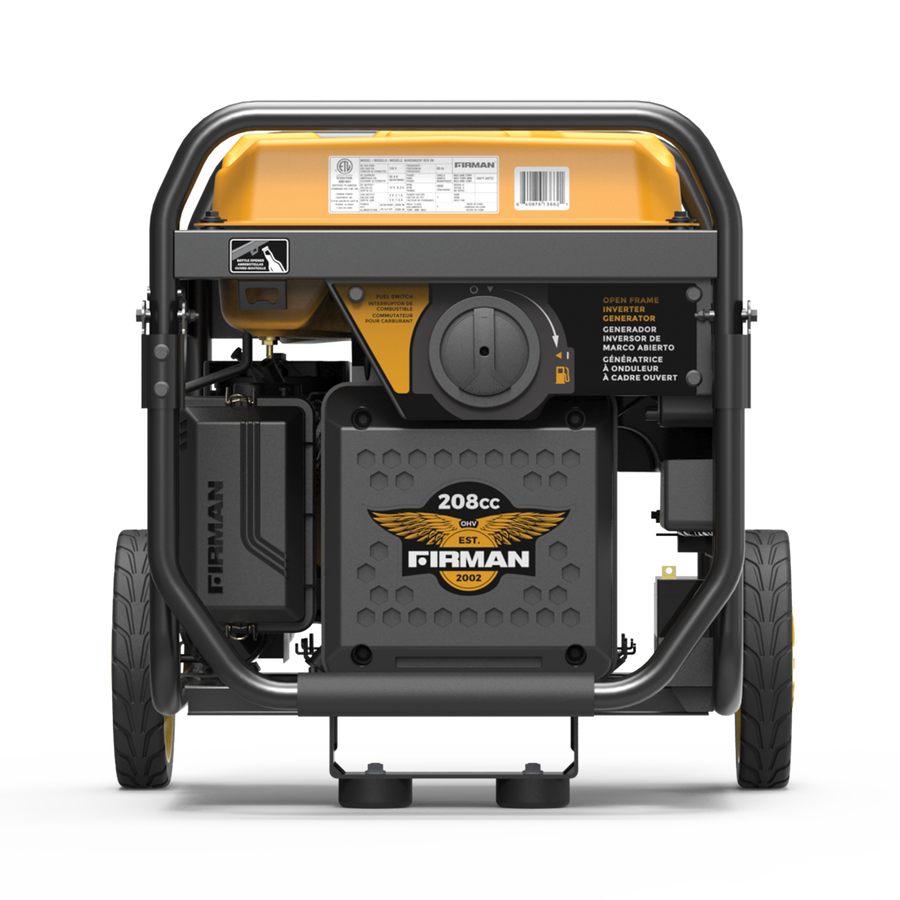 FIRMAN® Inverter Open Frame Portable Generator 4500W Remote Start with CO Alert #W03663OF
