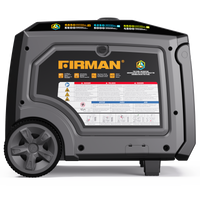 FIRMAN® Tri Fuel Inverter Portable Generator 6850W Electric Start With CO Alert #WT05571