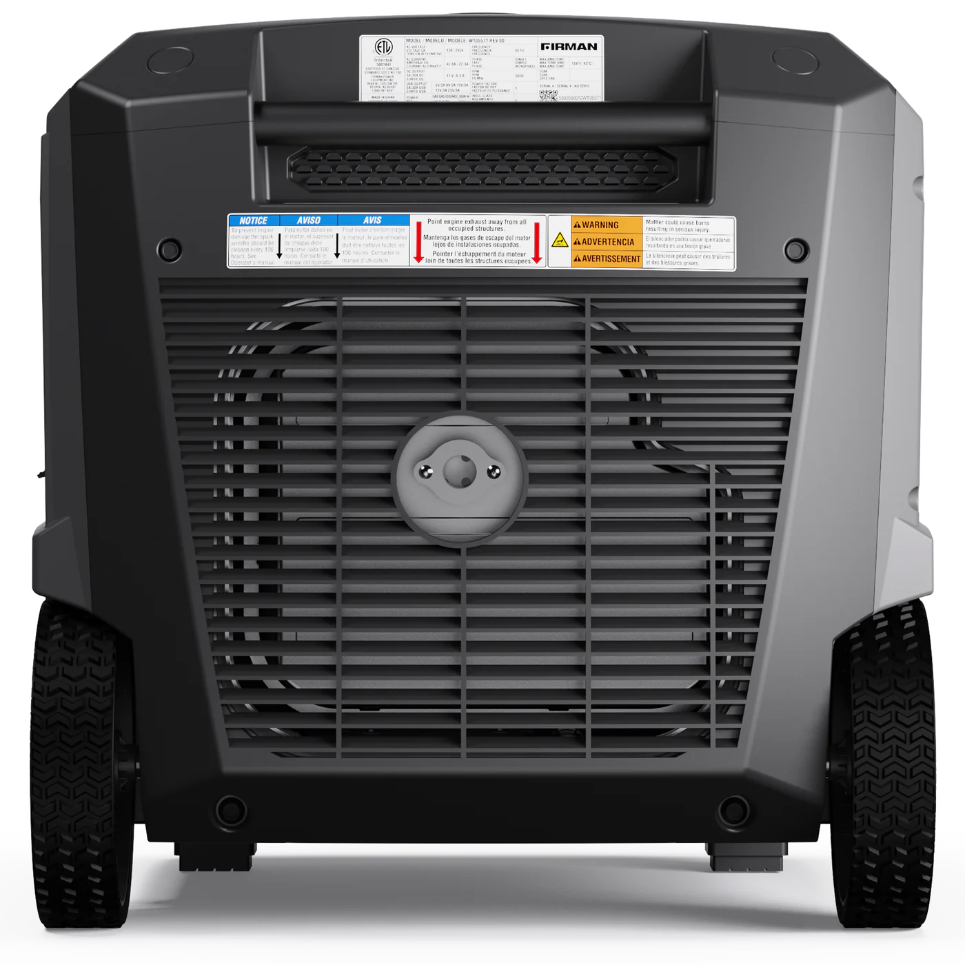 FIRMAN® Tri Fuel  Inverter Protable Generator 6850W Electric Start With CO Alert #WT05571