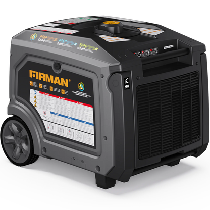 FIRMAN® Tri Fuel  Inverter Protable Generator 6850W Electric Start With CO Alert #WT05571