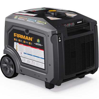 FIRMAN® Tri Fuel Inverter Portable Generator 6850W Electric Start With CO Alert #WT05571